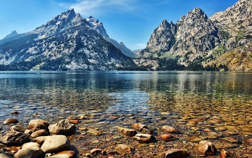 15. Озеро Дженни (Jenny Lake), штат Вайоминг