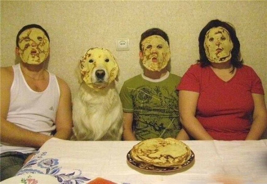 Эта семья знает, что на завтрак должны быть блины 