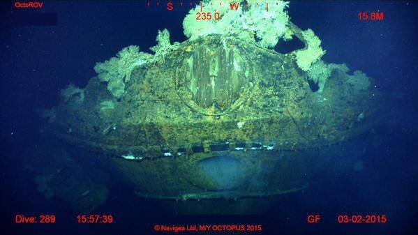 Крупнейший в мире линкор нашли на дне моря с помощью мегаяхты