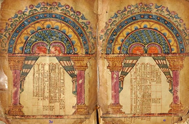 9. Первый христианский манускрипт с иллюстрациями. 330 год. 