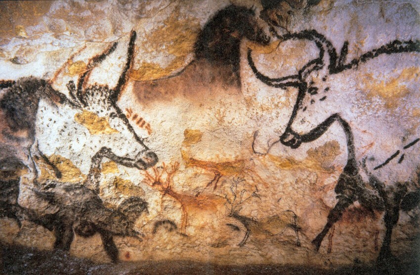 4. Первые наскальные рисунки. 43 - 40 тысяч лет до н.э.