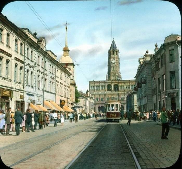 Редчайшие снимки Москвы 1931 года в цвете