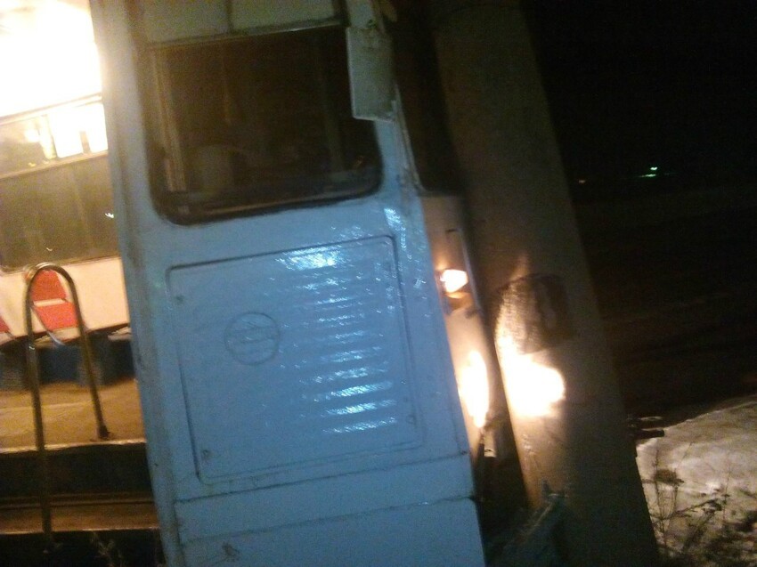 В Нижнем Тагиле трамвай врезался в столб
