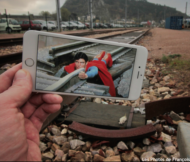 Фотограф с помощью телефона смешивает кино с реальной жизнью