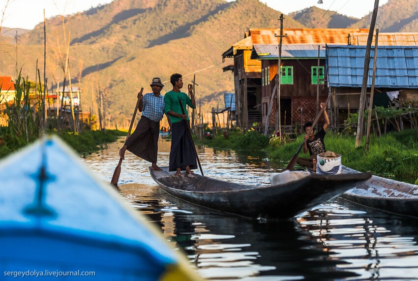 Бирма. Как живут в деревне на воде