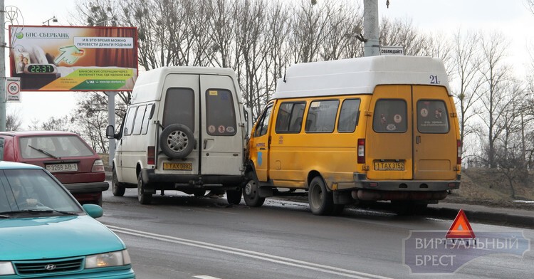 ДТП с маршрутками в Бресте