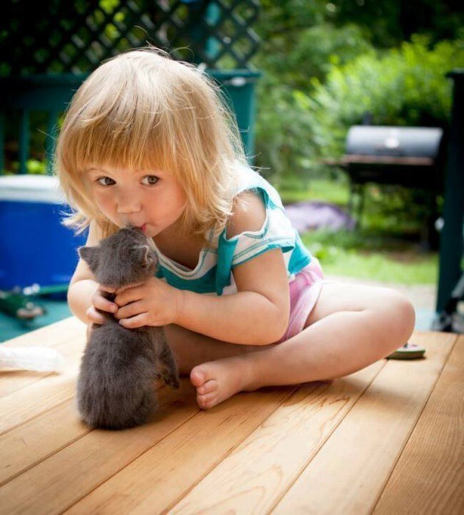 25 причин, почему детям нужны домашние животные