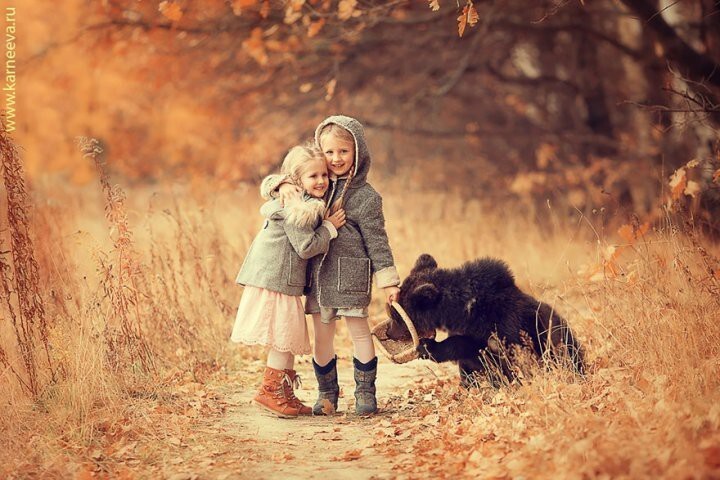 Фотограф снимает удивительные фотографии детей с животными