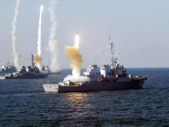 Российские самолёты «отработали атаку»  на флот НАТО!!!
