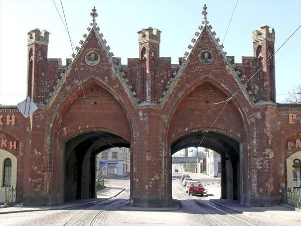 Бранденбургские ворота Старинные ворота Кенигсберга 