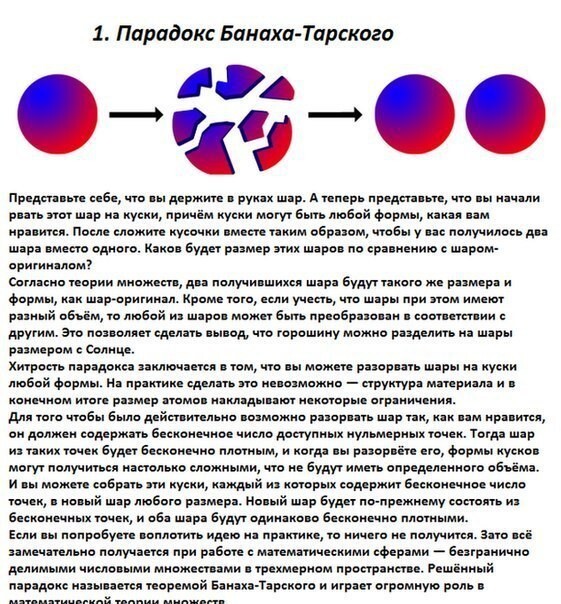 Несколько интересных парадоксов