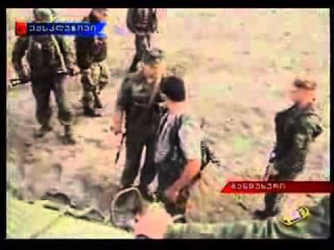 Старенькое видео про встречу Российских военных и Грузинских 