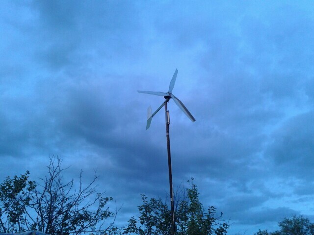 Ветровая электростанция на даче