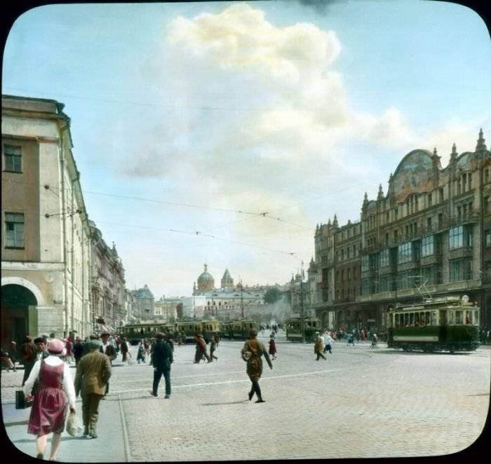 Старые фотографии в цвете 1931