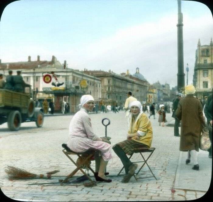 Старые фотографии в цвете 1931