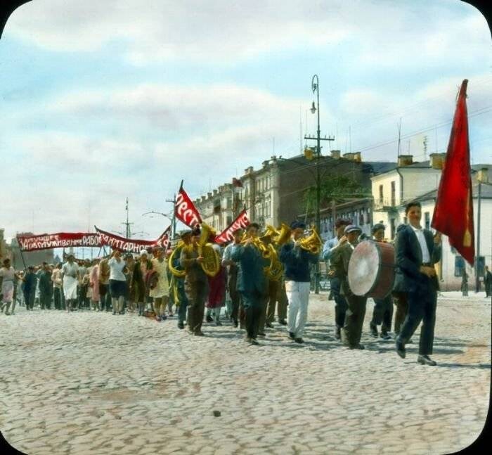 Старые фотографии в цвете 1931