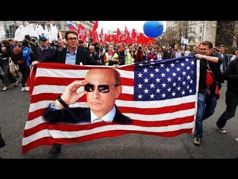 Митинг в США - Путина в президенты США 