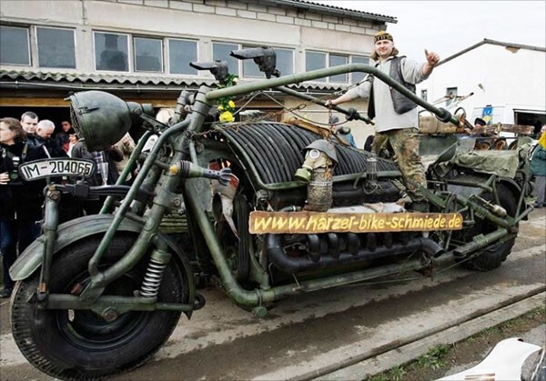 Самый тяжелый мотоцикл из "Книги рекордов Гиннесса"