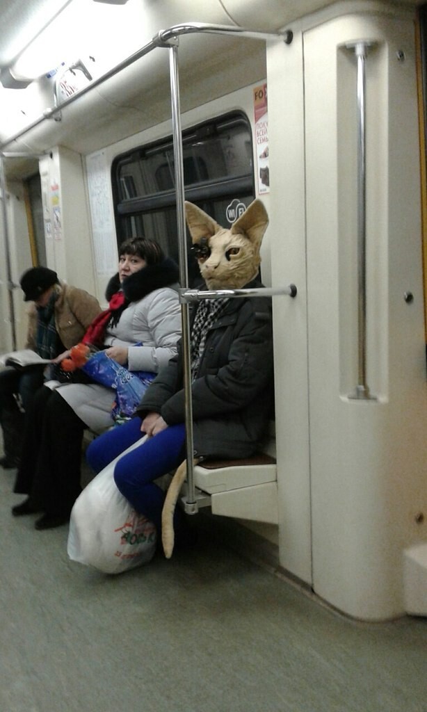 Встретил в метро
