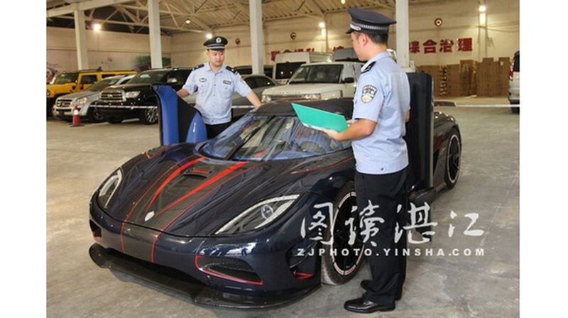 Конфискованный Koenigsegg Agera R продадут с аукциона