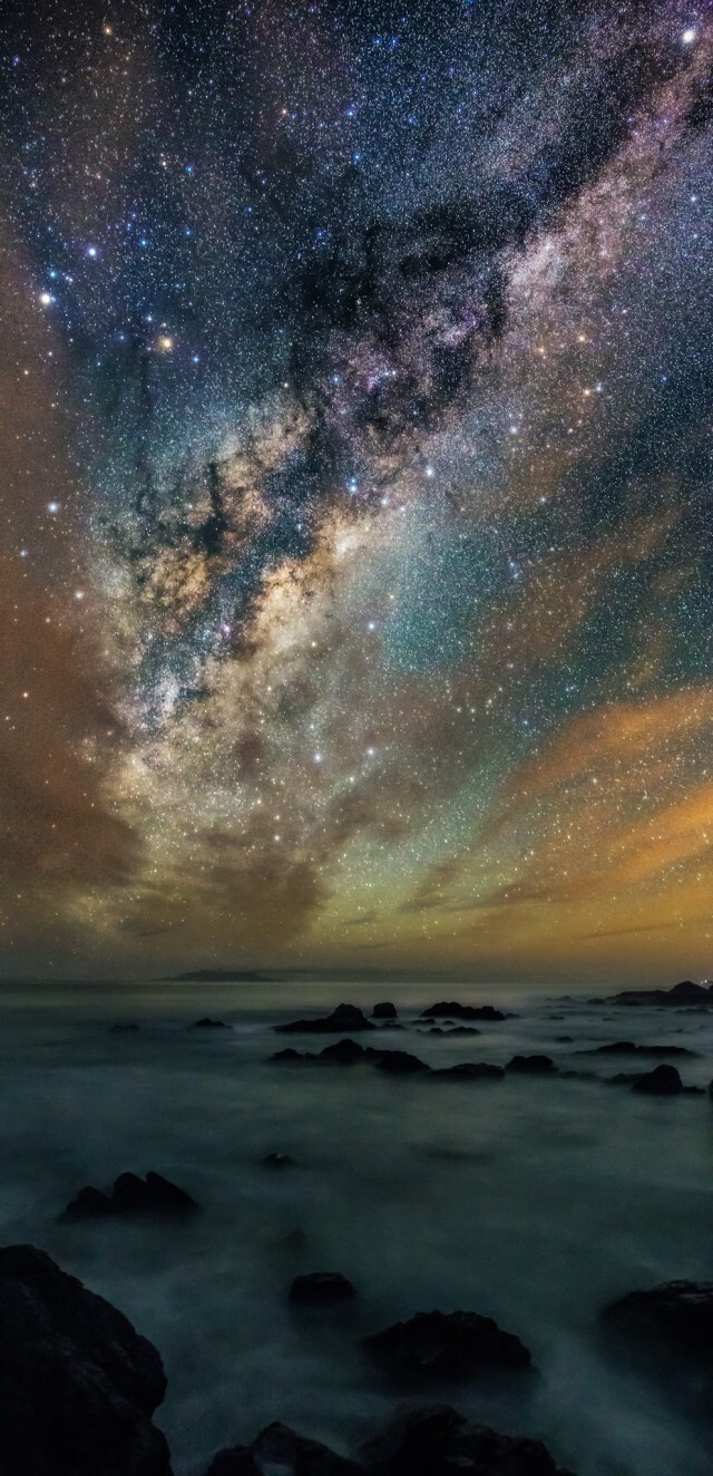 13. Магическая галактика. Новая Зеландия. Панорама из 3 кадров 