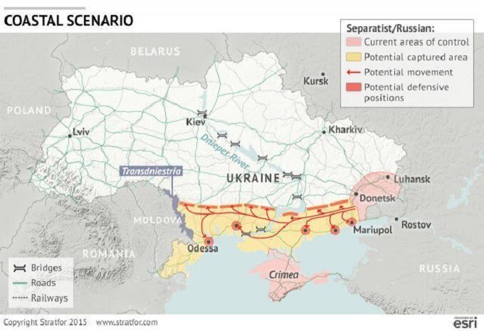 Аналитики группы Stratfor: Три варианта распада Украины