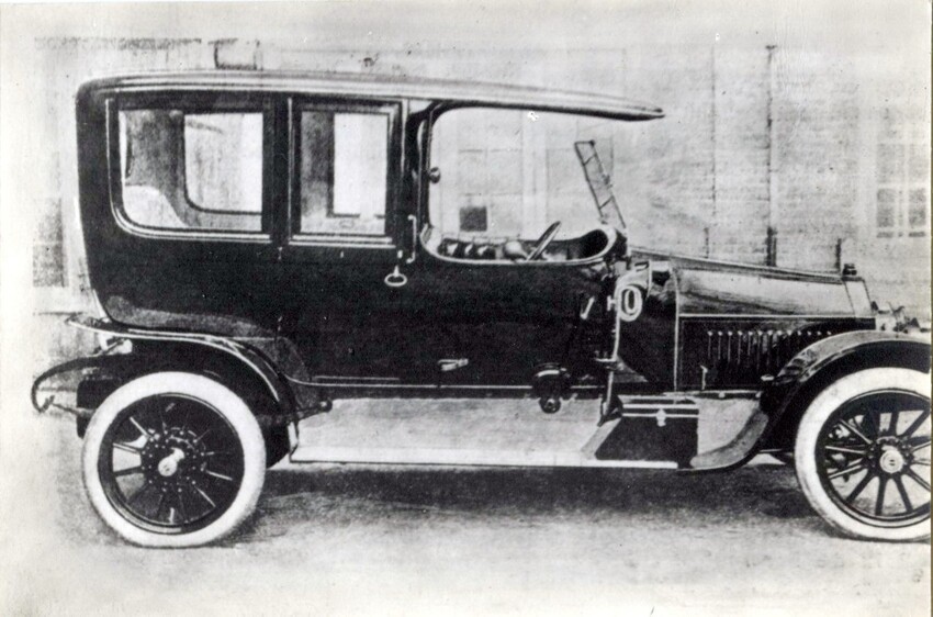 Пятиместный кузов "лимузин". 1912 год.