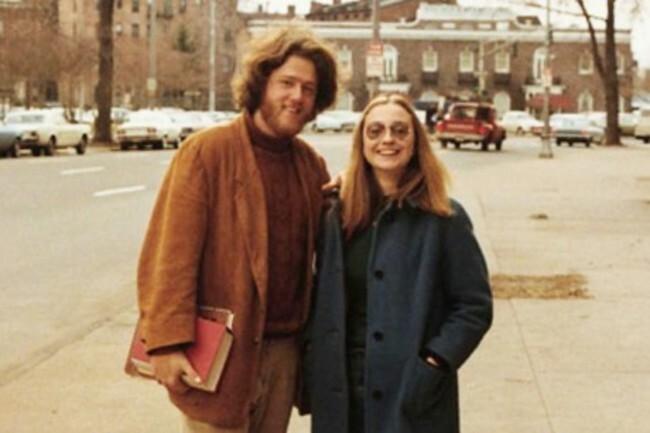 30. Билл и Хиллари Клинтон, студенты Йельского университета, 1970-е