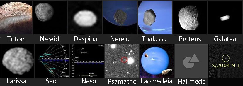 В 2013 году, после изучения сделанных телескопом в 2004—2009 годах снимков, был открыт спутник Нептуна S/2004 N 1.