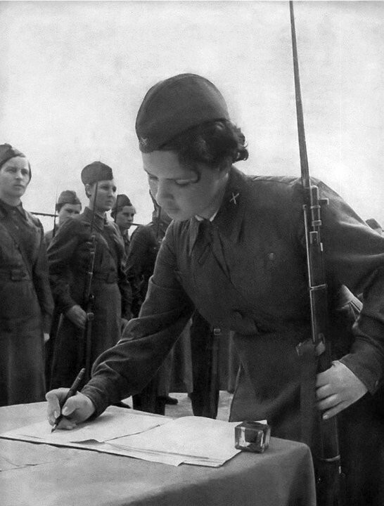 Женщины-военные во время Великой отечественной