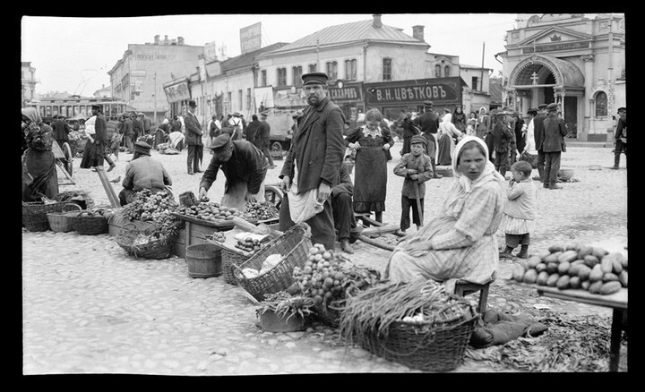 В продолжение темы ретро фотографий. Москва 1909 год