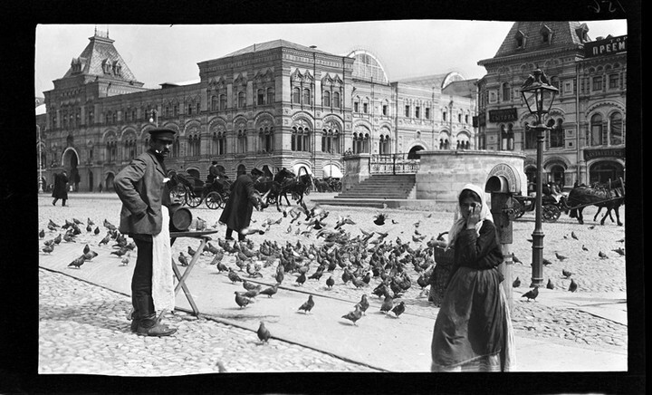 В продолжение темы ретро фотографий. Москва 1909 год