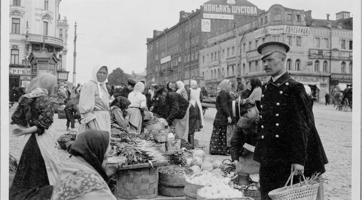 В продолжение темы ретро фотографий. Москва 1909 год