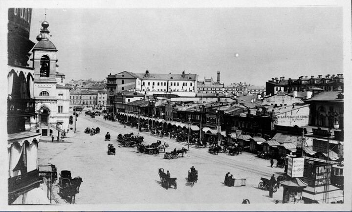 В продолжение темы ретро фотографий. Москва 1909 год