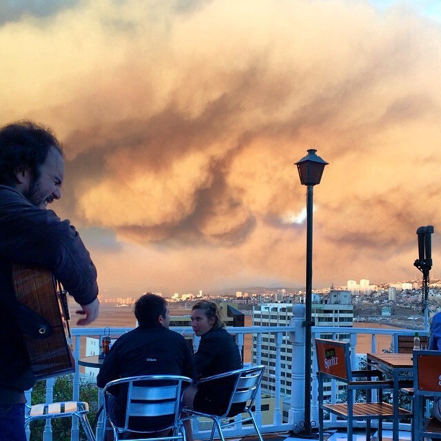 Репортаж из Instagram*: Пожары в Чили