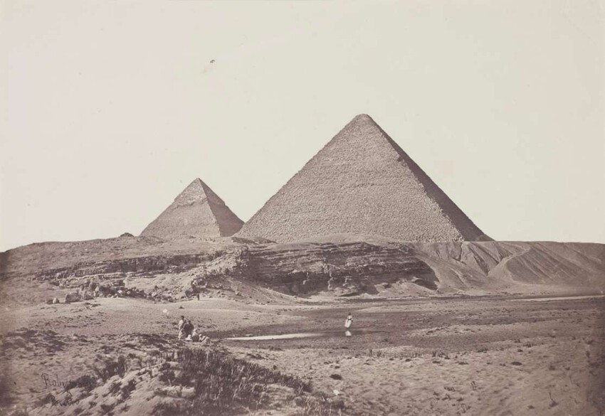 7. Пирамиды в Гизе. 1857 год.