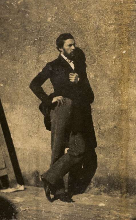 21. Гюстав Ле Грей в своей студии, 1854 год. 