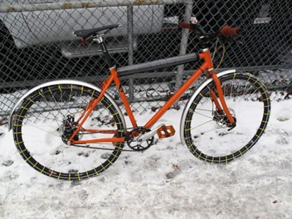 По снегу на велосипеде??? Легко!!!