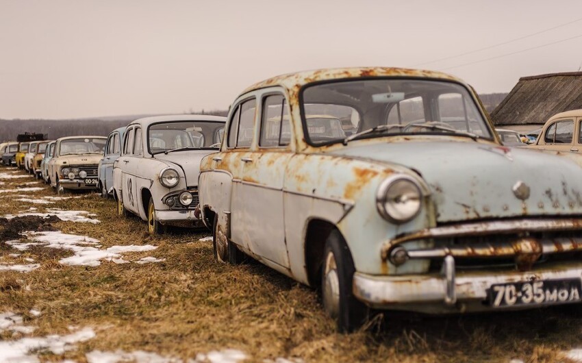 Полураспад.Собрание автомобильной техники в Черноусово