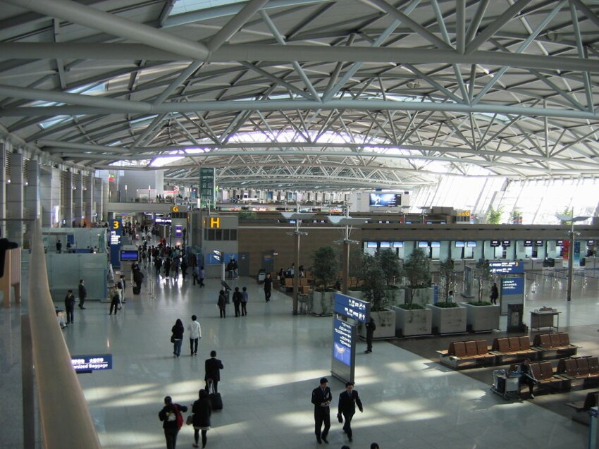 2. Международный аэропорт Инчхон в Южной Корее  