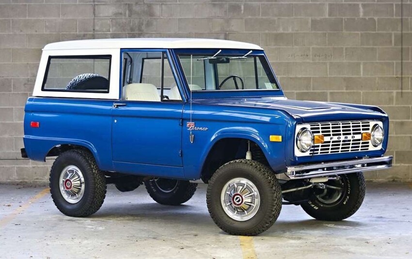 19. Ford Bronco, год выпуска 1976. Ожидаемая цена 34 083 — 44 466 долларов.