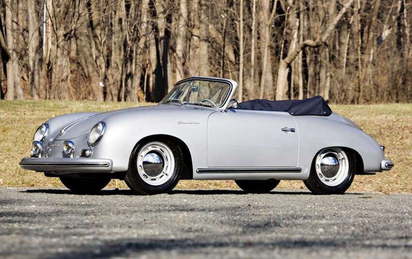 8. Porsche 356 Continental Cabriolet, год выпуска 1955. Ожидаемая цена 270 748 — 343 244 долларов.