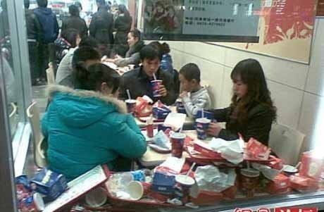 Фаст фуд KFC в Китае