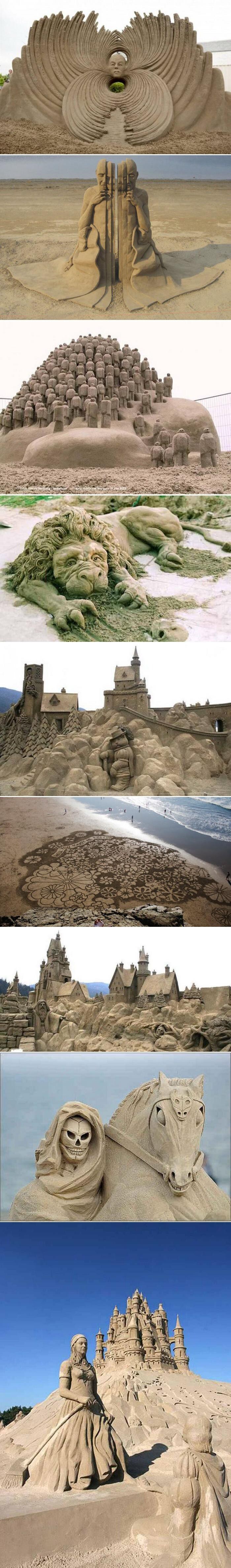 Удивительный мир  из песка