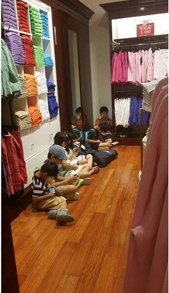 Дети, ставшие жертвами шоппинга
