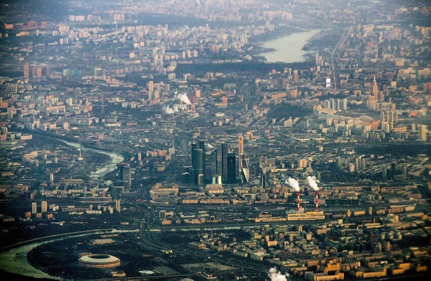 Фото, сделанные сквозь иллюминатор самолета