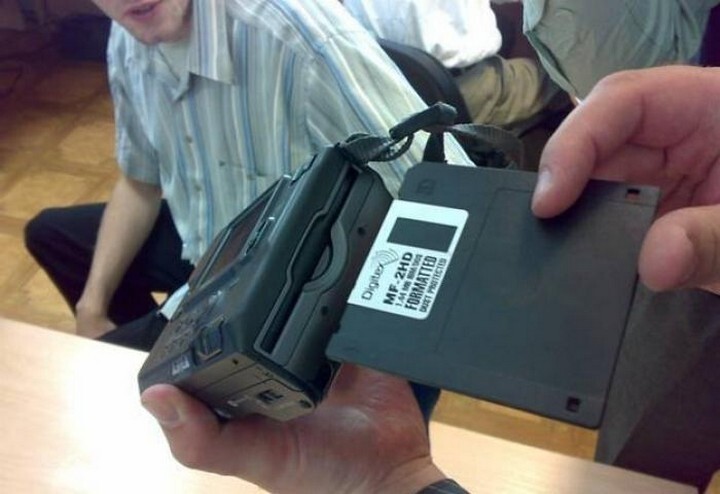Редкий фотоаппарат с дискетой Sony Digital Mavica