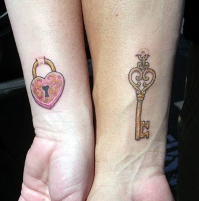 27 татуировок влюбленных пар