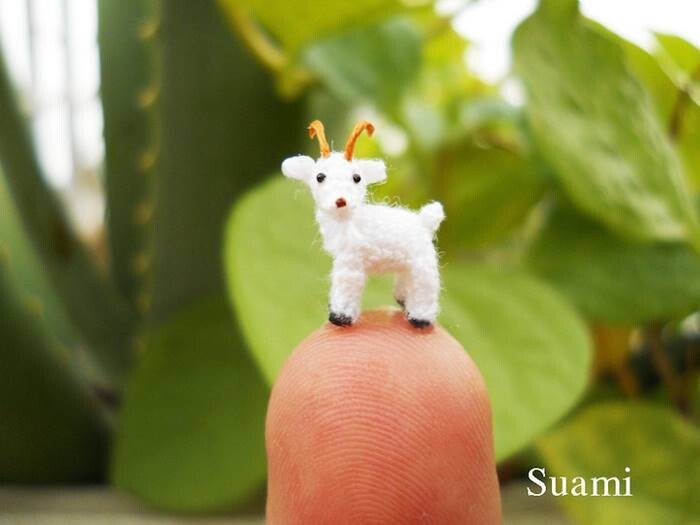SuAmi: Крошечные вязаные фигурки животных  