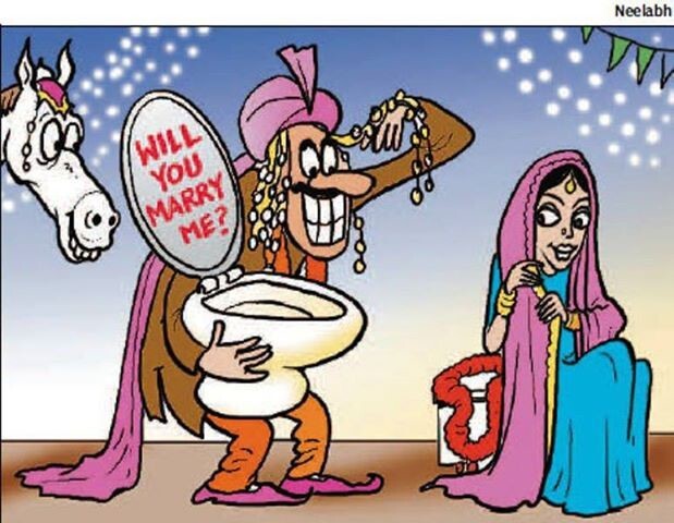 Жених с туалетом. Массовые свадьбы в Индии